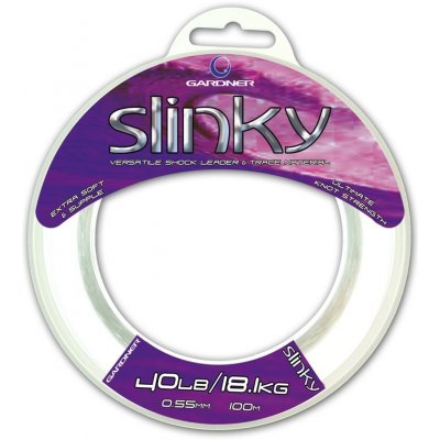 Gardner Slinky Clear 100 m 0,7 mm 27,2 kg – Zboží Mobilmania