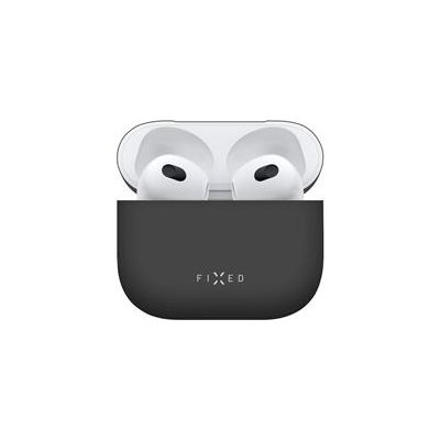 Fixed silikonové pouzdro pro Apple Airpods 3; FIXSIL-816-BK – Zboží Živě