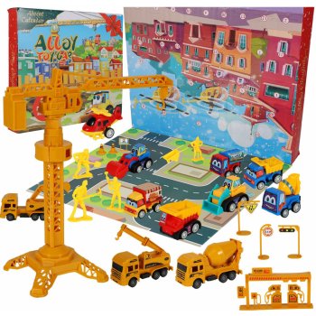 YisibaihTao Adventní kalendář auto 2023 děti hračky od 2-6 let chlapec vánoční kalendář adventní kalendář k vyplnění děti