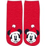 Disney Mickey Mouse dámské ponožky vánoční motiv Mickey Mouse Červená – Sleviste.cz