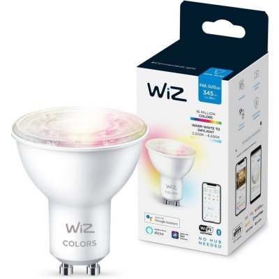 WiZ Philips Colors 50W GU10 stmívatelná, nastavitelná teplota barev, barevná – Hledejceny.cz