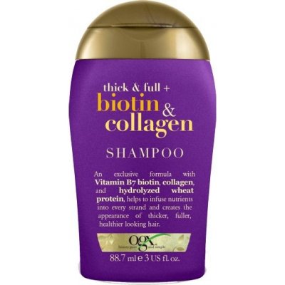 OGX Biotin Collagen Mini šampon na objem vlasů 88 ml – Zbozi.Blesk.cz