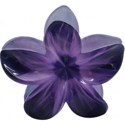 Skřipec na vlasy - "havajský květ" Barva: fialová – Zboží Dáma