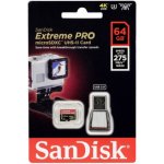 SanDisk microSDXC Extreme Pro UHS-II 64 GB + USB čtečka SDSQXPJ-064G-GN6M3 – Hledejceny.cz