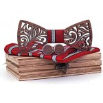 Knoflickarna.CZ dřevěné manžetové knoflíčky s motýlkem Pietrophil – Zboží Dáma