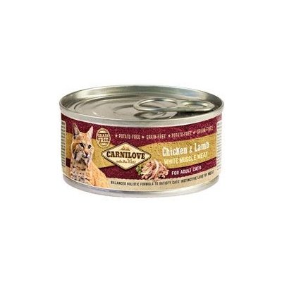 Carnilove White Mus Meat Chicken&Lamb Cats 100 g – Zboží Mobilmania