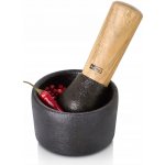 AdHoc Litinový hmoždíř CAMO s paličkou dřevo akácie průměr 8cm – Zboží Dáma