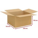 Kartonová krabice 200x100x100 mm - 25 ks (odeslání 3-5 dnů) – Zboží Dáma