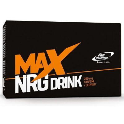 Pro Nutrition MAX ENERGY DRINK 375g – Zboží Mobilmania