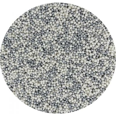 Dortisimo 4Cake Cukrový máček bílý a stříbrný (50 g) – Zboží Dáma