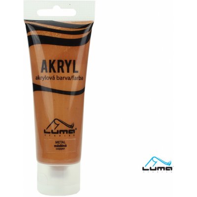 Luma Barvy akrylové 75 ml metal měděná – Hledejceny.cz