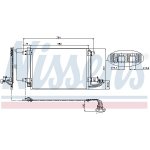 Kondenzátor, klimatizace NISSENS 94684 – Sleviste.cz