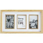 Fotorámečky na více fotografií, 44 × 25 cm, multi, přírodní dřevo MULTIRAMBB47126019 – Hledejceny.cz