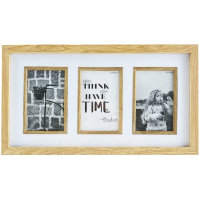 Fotorámečky na více fotografií, 44 × 25 cm, multi, přírodní dřevo MULTIRAMBB47126019 – Hledejceny.cz