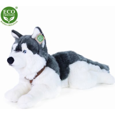 Eco-Friendly Rappa pes husky s obojkem ležící 60 cm – Zboží Mobilmania