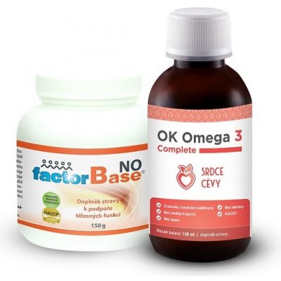 OKG Factor Base NO 400 g Omega-3 Complete 120 ml
