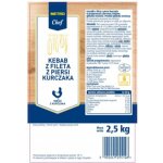 METRO Chef Kebab z kuřecího filetu z prsních řízků mražený 2,5 kg – Zboží Dáma