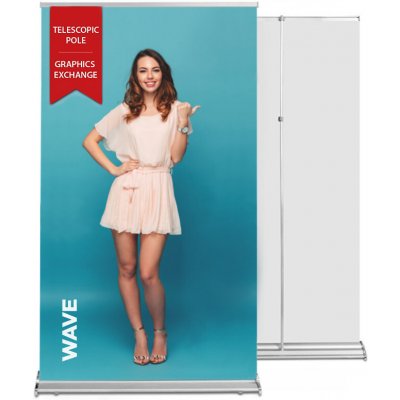 MH Technic s.r.o. Roll Up Wave 120x200 cm – Zboží Živě