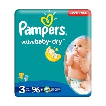 Pampers Active 3 96 ks