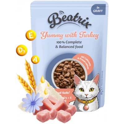 Beatrix Adult Cat s krůtím 85 g – Zboží Mobilmania