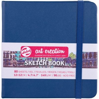 Talens Art Creation Sketchbook v pevné vazbě Navy Blue 12 x 12 – Zboží Dáma
