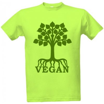 Tričko s potiskem Strom života pánské Green apple – Zboží Mobilmania