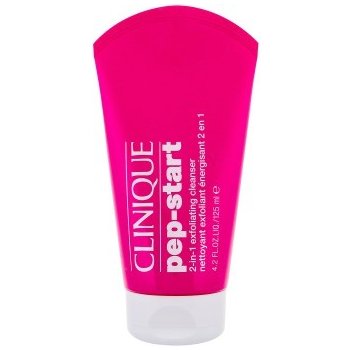 Clinique čistící pleťový gel Pep-Start 2-in-1 Exfoliating Cleanser 125 ml