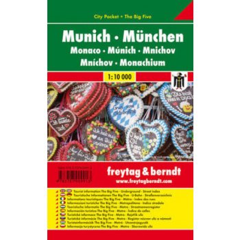 freytag & berndt - Plán města Mnichov kapesní lamino