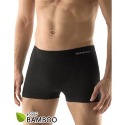 Gina pánské boxerky s kratší nohavičkou Eco Bamboo 53005P černá