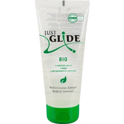 Just Glide Bio Biologický lubrikační gel na vodní bázi 200 ml – Zbozi.Blesk.cz