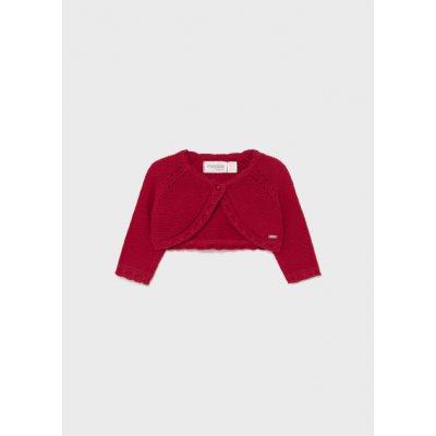 Mayoral Bolerko s ozdobným lemem pletené NEWBORN – Zboží Dáma