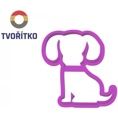 TVOŘÍTKO Pejsek - obrysové vykrajovátko – Hledejceny.cz