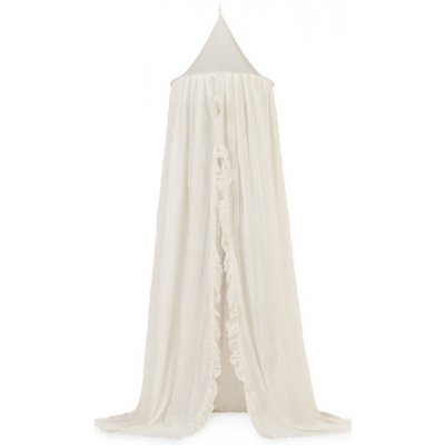 Jollein Nebesa nad postýlku Vintage 245cm Ruffle Ivory – Zbozi.Blesk.cz