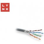 Lynx CS EDF_10102840 FTP Cat6 PVC (Eca) celoměděný 305m šedý – Zboží Živě