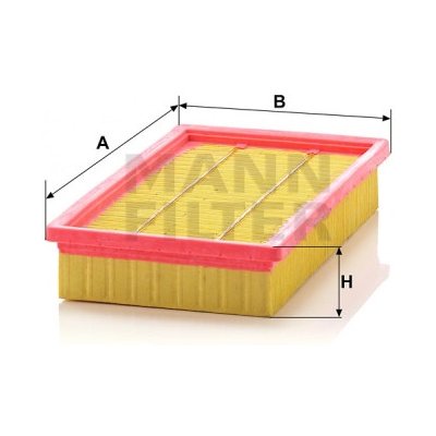 MANN FILTER Vzduchový filtr C 2892 – Hledejceny.cz