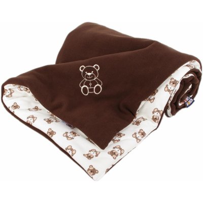 Kaarsgaren Zateplená dětská deka hnědá medvěd – Zboží Mobilmania