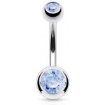Šperky4U piercing do pupíku banánek BS01002-LB – Zboží Dáma
