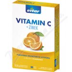 Vitar Vitamin C+zinek 30 tablet – Hledejceny.cz
