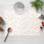Biante Vánoční prostírání PML-040 Šedé a béžové vločky 35x45cm – Zboží Dáma
