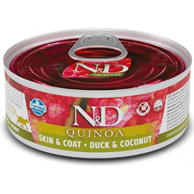 Farmina Pet Foods N&D CAT QUINOA Adult Duck & Coconut 80 g