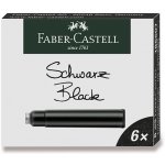 Faber-Castell 0025/1855070 Inkoustové bombičky krátké 6 ks černá – Zboží Živě
