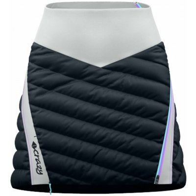 Crazy Idea Skirt Channel Woman frozen černá – Zboží Dáma