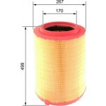 Vzduchový filtr BOSCH F 026 400 274 – Hledejceny.cz
