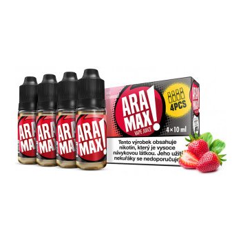 Aramax 4Pack Max Strawberry 4 x 10 ml 6 mg