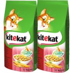 Kitekat granule s hovězím masem a zeleninou 2 x 12 kg – Hledejceny.cz