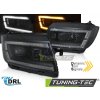 Přední světlomet Přední světla s LED dynamickým blinkrem, denní svícení, pro VW Crafter II 17- černá