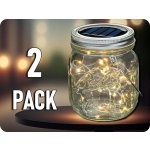 ACA Lighting LED solární dekorace 20xLED 1,5W IP44 teplá bílá 2-PACK! [X04201424] – Hledejceny.cz