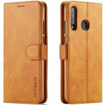 Imeeke Peněženkový obal pro Huawei P30 Lite světle hnědý – Zbozi.Blesk.cz