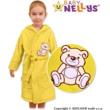 Baby Nellys dětský župan Medvídek Teddy Bear krémový