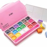 Himi kvašové barvy Jelly Cup Gouache Set 18 barev pink Edition – Hledejceny.cz